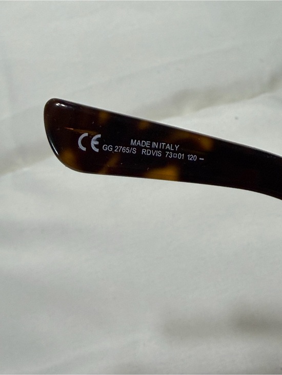 Vintage Gucci Shield Sunglasses Y2K Wrap Brown Gradient Oversized Logo main image 5